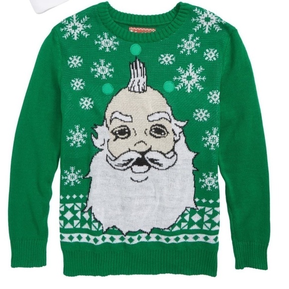 JEM Sweaters - Jem Holiday Sweater Santa Christmas Green Xmas NWT